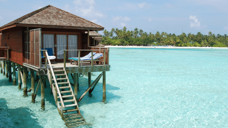 image of a house at the beach