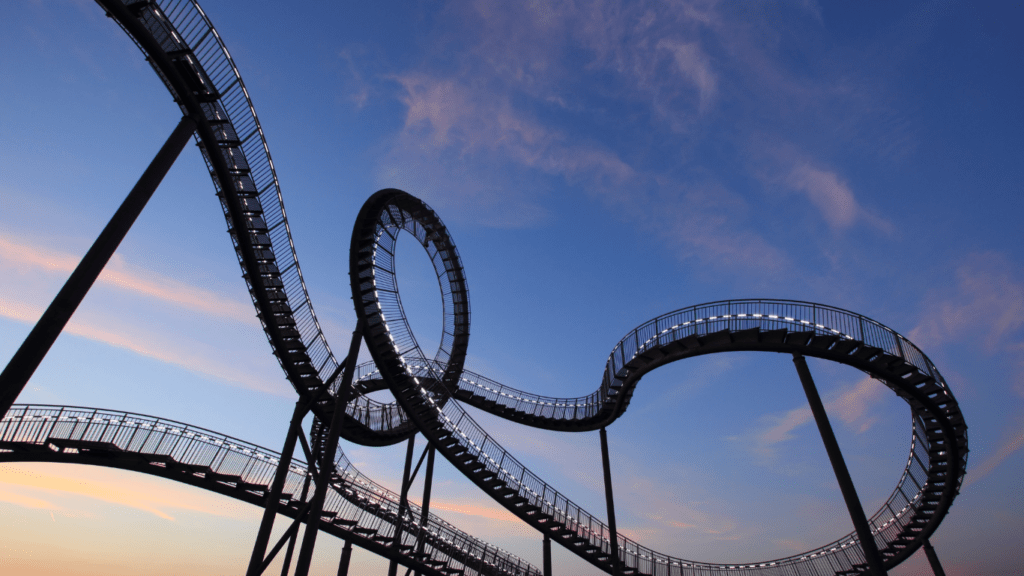 image of a roller coaster