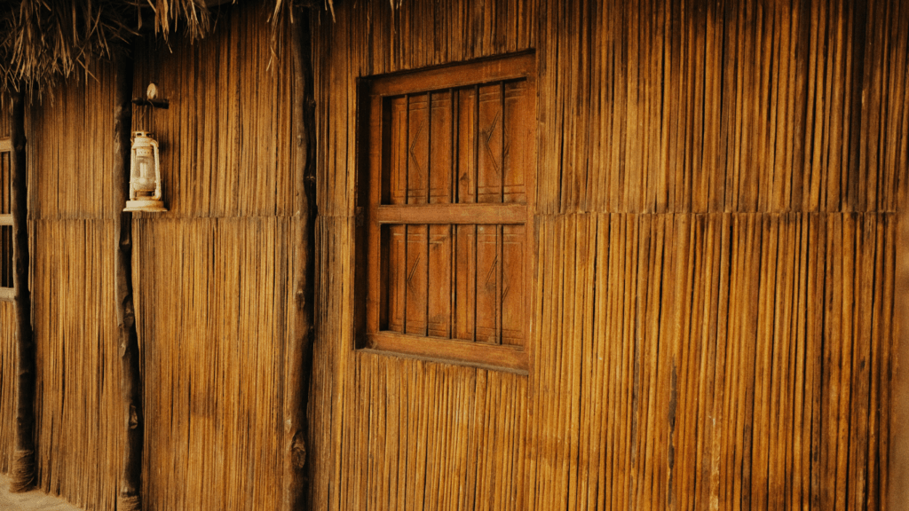 image of a wooden house