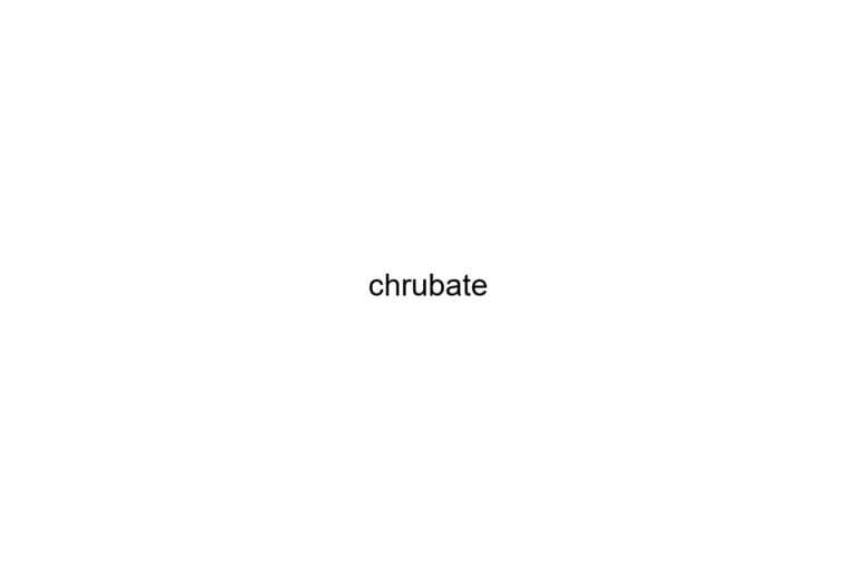 chrubate