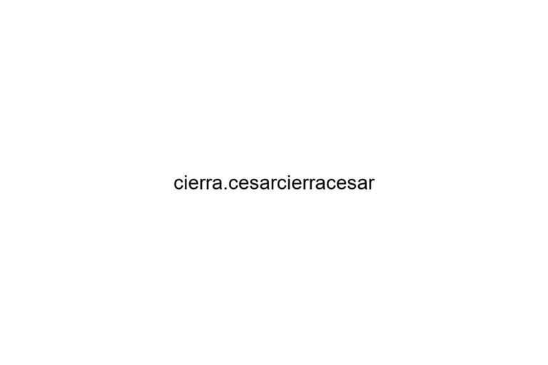 cierra cesarcierracesar