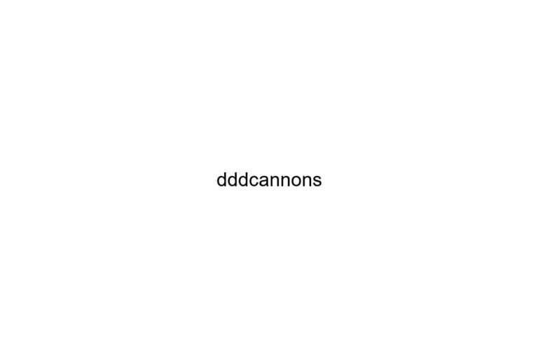 dddcannons