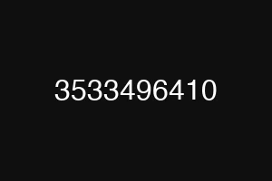 3533496410