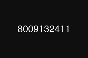 8009132411