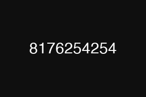 8176254254