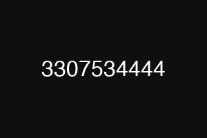 3307534444