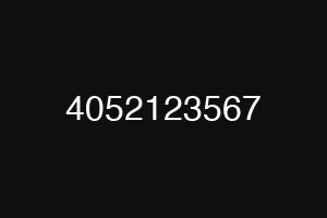 4052123567
